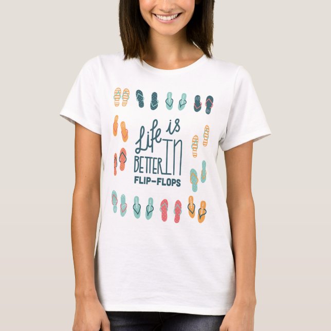 La vida es mejor en camisa de la diversión de los (Anverso)