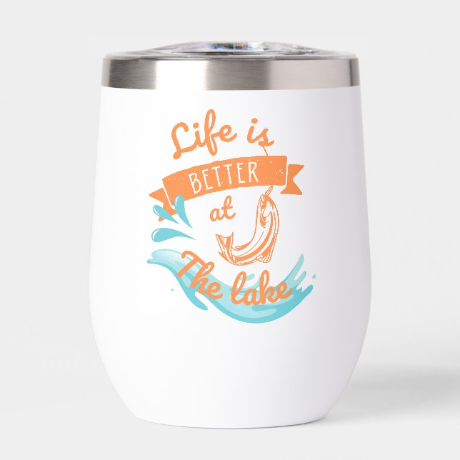 la vida es mejor en el lago (Frente)