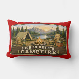 La vida es mejor en la almohada de lanzamiento de