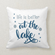 la vida es mejor en la almohada del lago