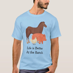 La vida es mejor en la camiseta del Rancho
