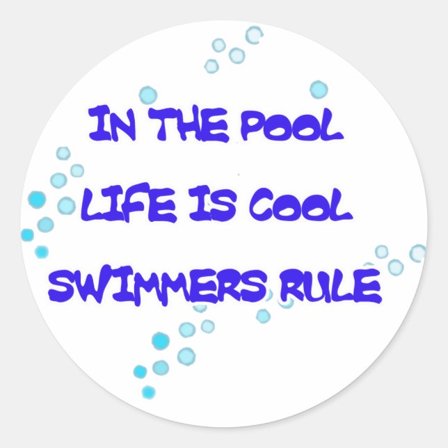 La vida es Pegatinas de la ronda de Guay (Anverso)