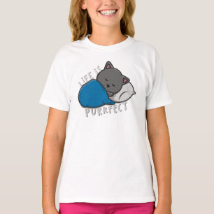 La vida es perfecta - Dormir la camiseta del gato