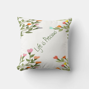 La vida es precisa - almohada