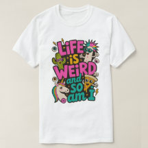 La vida es rara y yo también Camiseta básica para