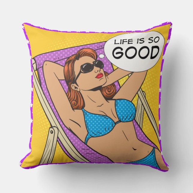 La vida es tan buena almohada (Anverso)
