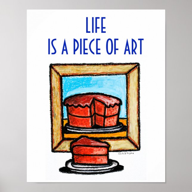 La vida es un arte de Denis Gaston Art (Frente)