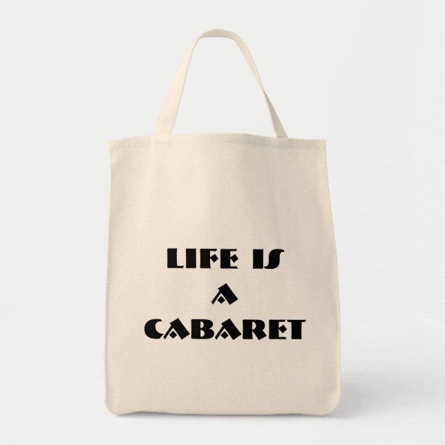 La vida es un bolso orgánico del cabaret (Frente)