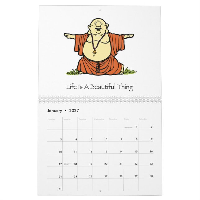 La vida es un calendario hermoso de la cosa 2008 (Jan 2027)