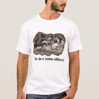 ¡La vida es un esfuerzo del equipo! La camiseta de