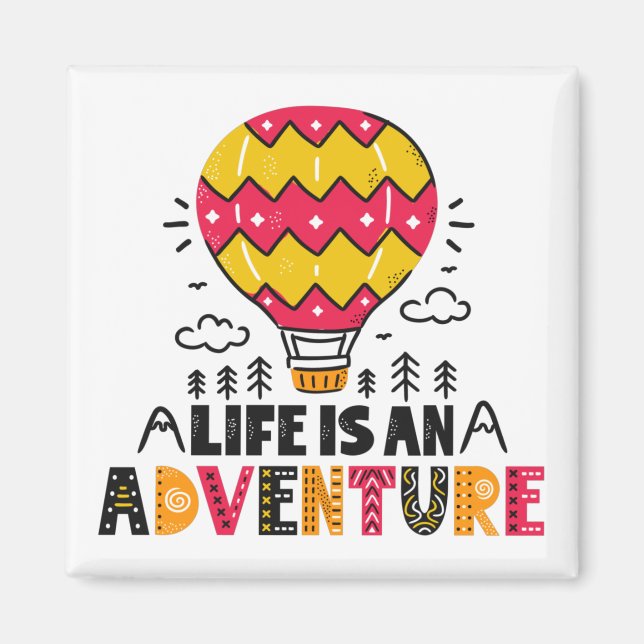 La vida es un imán aventurero (Frente)