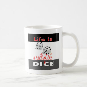 La vida es un rollo de la taza de café de los