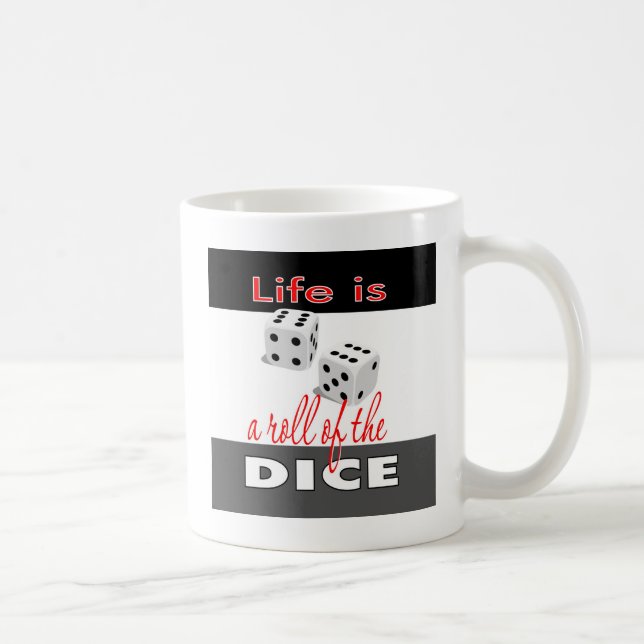 La vida es un rollo de la taza de café de los (Derecha)