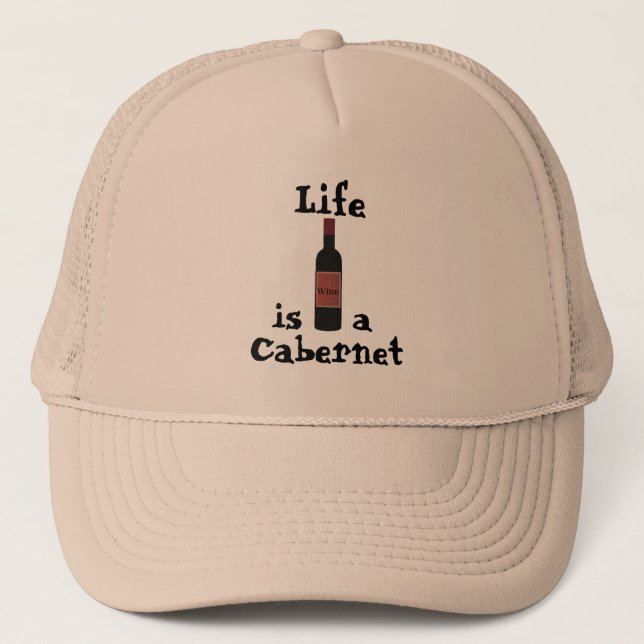 La vida es un sombrero de camionero de Cabernet (Anverso)