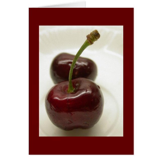 La vida es un tazón de cerezas. (Frente)