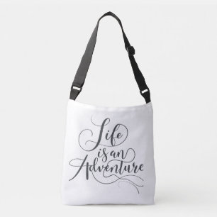 La vida es una aventura - Bolsa de cuerpo cruzado