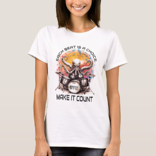 La vida es una camiseta blanca de las mujeres