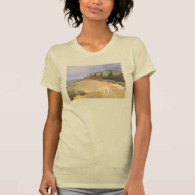 La vida es una camiseta de playa (Anverso)