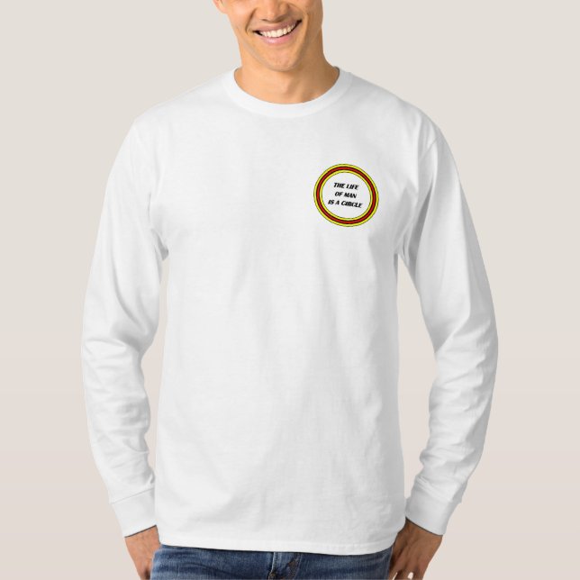 La vida es una camiseta del círculo (Anverso)