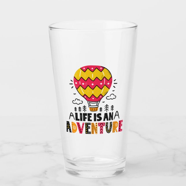 La vida es una copa de vidrio de aventura (Anverso)
