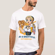 La vida es una hermosa camiseta de Oktoberfest