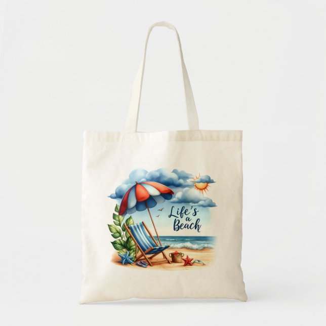 "La vida es una playa" Escenario de la bolsa de la (Frente)
