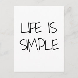 La vida es una postal Inspiradora simple