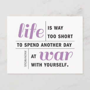 La vida es una postal muy corta