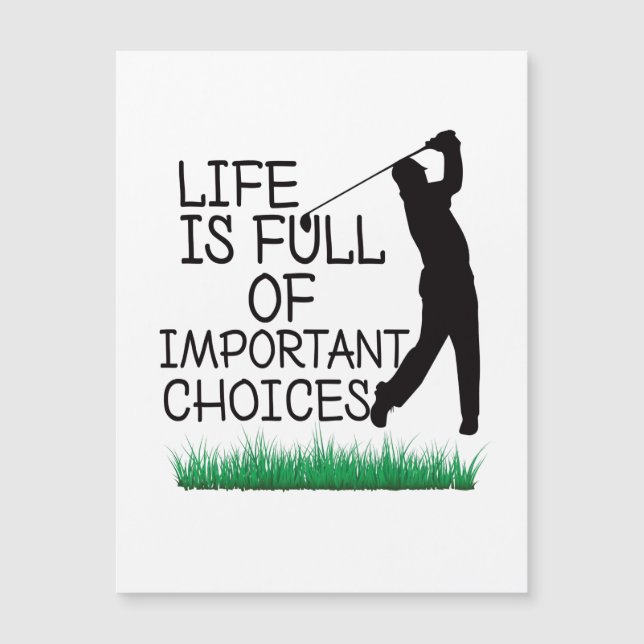 La vida está llena de opciones importantes (Anverso)