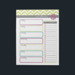 La vida. Más Organizado. Bloc de notas de planific<br><div class="desc">Esta es la manera perfecta de llevar un seguimiento de sus comidas semanales para su familia. Lágrimas fáciles para llevarte en tus viajes de compras y luego colgar en tu refrigerador o en tu despensa.</div>