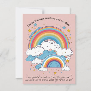 La vida no es siempre la postal de las lluvias y e