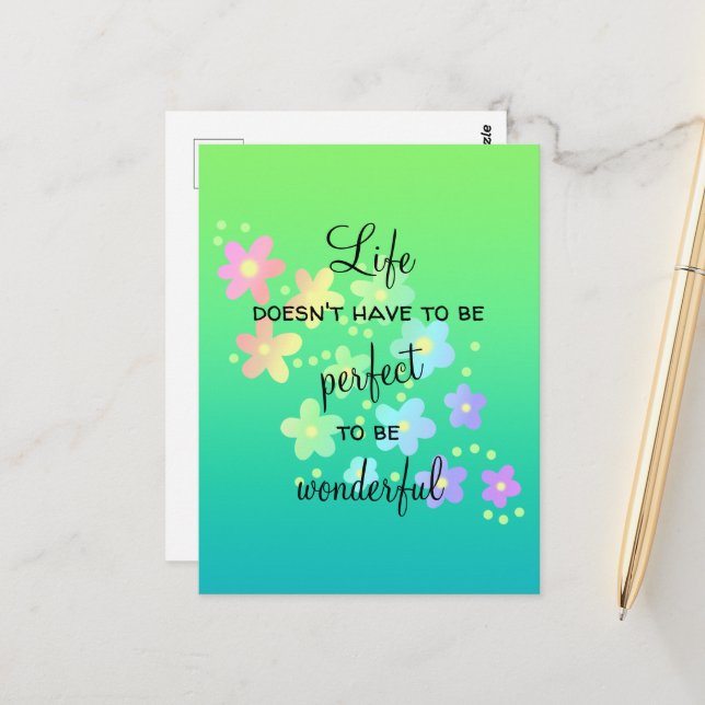 La vida no tiene que ser la postal perfecta arcoir (Anverso/Reverso In Situ)