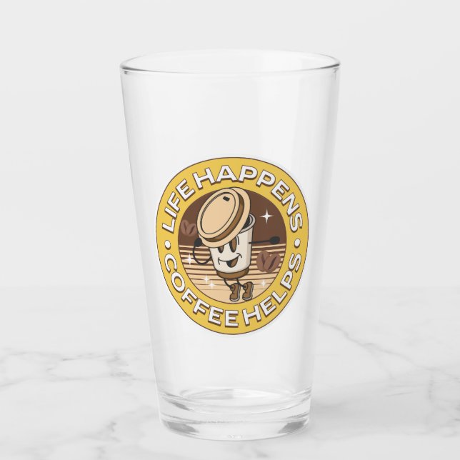 La vida pasa cuando el café ayuda (Anverso)