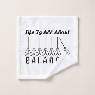 La vida se trata de inspiración de equilibrio y mo