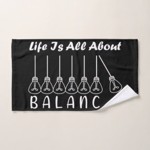La vida se trata de inspiración de equilibrio y mo