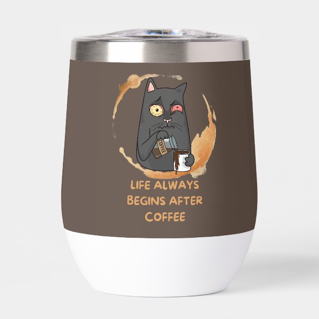 la vida siempre comienza después del café (Frente)