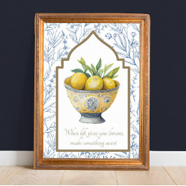 La vida te da a los Lemons arte de cocina Inspirad