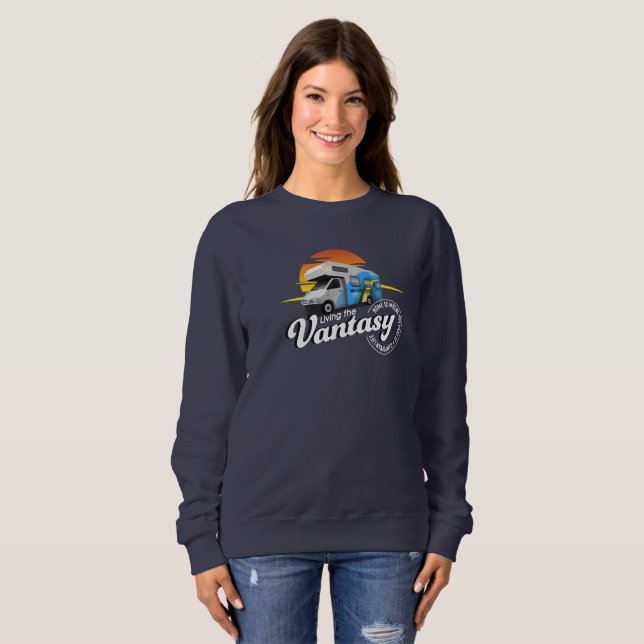 La Vida Vantacy de Campervan | Sudadera de Mujer (Anverso completo)