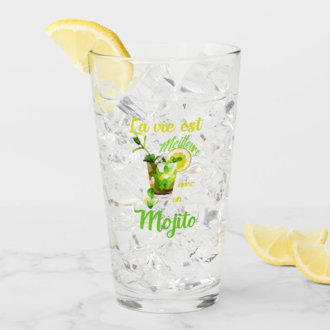 La vie est meilleure avec un mojito (Anverso (hielo))
