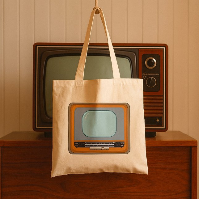 La vieja bolsa de la televisión retro de moda (Subido por el creador)