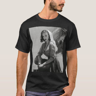La vieja camiseta de Glamour de Hollywood Pin Up
