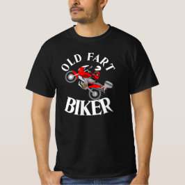 La vieja camiseta de la motocicleta Fart