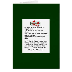 La vieja cruz rugosa