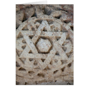 La vieja estrella de David tallando, Israel