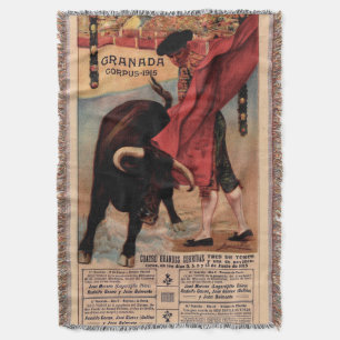La vieja manta de toros española