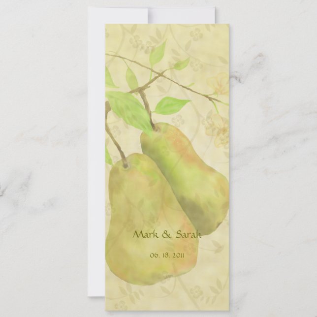 La Vieja Perfecta Invitación Pear (Anverso)