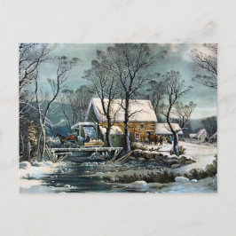 La vieja postal de Grist Mill