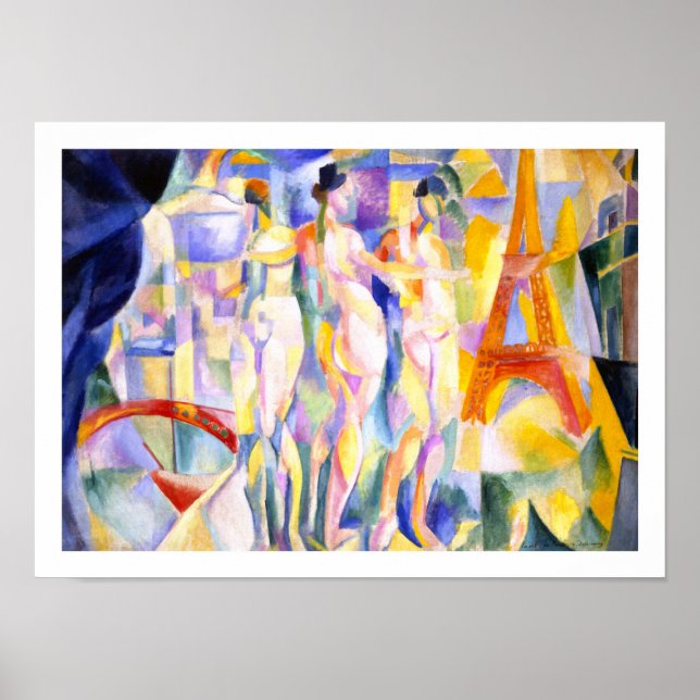 La ville de Paris por Delaunay - Resumen de arte (Frente)