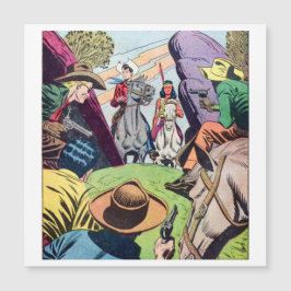 La vintage escena del cómic de la era de los Vaque