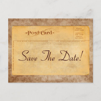 ¡La Vintage Salva La Fecha! Postales de invitación